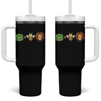 Hose Bee Lion Meme Slang Funny Wordplay Pun Graphic Tumbler With Handle