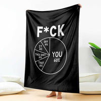 Funny Fuck Profanity Pie Chart You Off It This Shit That Throw Blanket Sarcastic Anti Social Office Humor