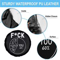 Funny Fuck Profanity Pie Chart You Off It This Shit That Spare Tire Cover Sarcastic Anti Social Office Humor