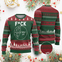 Funny Fuck Profanity Pie Chart You Off It This Shit That Ugly Christmas Sweater Sarcastic Anti Social Office Humor