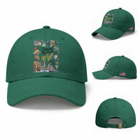 I Survived My Trip To NYC Iconic Symbols Graphic Baseball Cap Funny New York City Travel Humor Vacation Souvernir