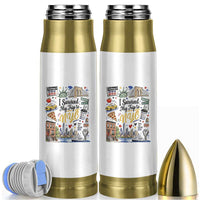 I Survived My Trip To NYC Iconic Symbols Graphic Bullet Tumbler Funny New York City Travel Humor Vacation Souvernir