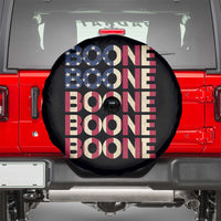 Boone Name Lover American Flag USA Stars Stripes Spare Tire Cover