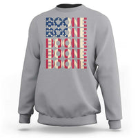 Boone Name Lover American Flag USA Stars Stripes Sweatshirt