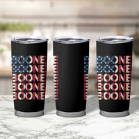 Boone Name Lover American Flag USA Stars Stripes Tumbler Cup