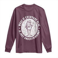 Funny Vintage Relaxed Frog Drinking Coffee Meme Long Sleeve Shirt Wish I Lacked Critical Thinking Skills You All Seem So Happy