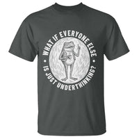 Funny Vintage Relaxed Frog Drinking Coffee Meme T Shirt Wish I Lacked Critical Thinking Skills You All Seem So Happy