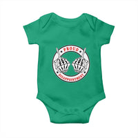 Proud Disappointment Skeleton Middle Finger Baby Onesie Edgy Sarcastic Rebel Attitude Family Black Sheep Humor