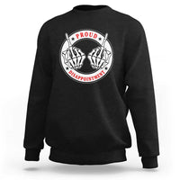 Proud Disappointment Skeleton Middle Finger Sweatshirt Edgy Sarcastic Rebel Attitude Family Black Sheep Humor