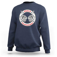 Proud Disappointment Skeleton Middle Finger Sweatshirt Edgy Sarcastic Rebel Attitude Family Black Sheep Humor