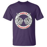 Proud Disappointment Skeleton Middle Finger T Shirt Edgy Sarcastic Rebel Attitude Family Black Sheep Humor