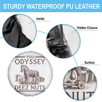 Funny Trojan Horse You Odyssey Deez Nuts Spare Tire Cover Offensive Adult Humor Greek Mythology Humor