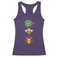 Hose Bee Lion Meme Slang Funny Sarcastic Pun Graphic Racerback Tank Top