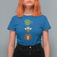 Hose Bee Lion Meme Slang Funny Sarcastic Pun Graphic T Shirt For Women