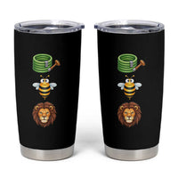 Hose Bee Lion Meme Slang Funny Sarcastic Pun Graphic Tumbler Cup