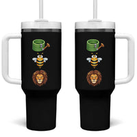 Hose Bee Lion Meme Slang Funny Sarcastic Pun Graphic Tumbler With Handle