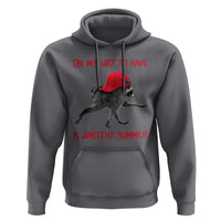 On My Way To Have A Jimothy Summer Hoodie Funny Viral Seattle Raccoon Wearing Red Cap