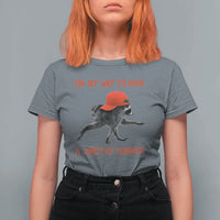 On My Way To Have A Jimothy Summer T Shirt For Women Funny Viral Seattle Raccoon Wearing Red Cap
