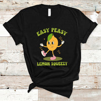 Sarcastic Quotes T Shirt Easy Peasy Lemon Squeezy Lemonade Lemon Funny Quotes - Wonder Print Shop
