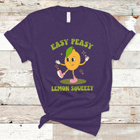 Sarcastic Quotes T Shirt Easy Peasy Lemon Squeezy Lemonade Lemon Funny Quotes - Wonder Print Shop
