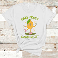 Sarcastic Quotes T Shirt Easy Peasy Lemon Squeezy Lemonade Lemon Funny Quotes - Wonder Print Shop
