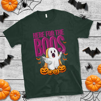 Boo Sheet T Shirt Here For The Boos Spooky Halloween Ghost Costume - Wonder Print Shop