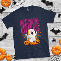 Boo Sheet T Shirt Here For The Boos Spooky Halloween Ghost Costume - Wonder Print Shop