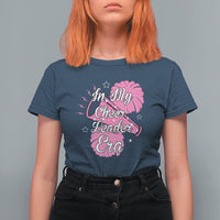 Funny Cheer Girls T Shirt For Women In My Cheer Leader Era Pink Pom Pom Cheerleading - Wonder Print Shop