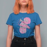 Funny Cheer Girls T Shirt For Women In My Cheer Leader Era Pink Pom Pom Cheerleading - Wonder Print Shop