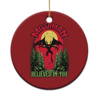 Mothman Christmas Ornament Believes In You Cryptid Cryptozoology - Wonder Print Shop