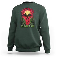 Mothman Sweatshirt Believes In You Cryptid Cryptozoology - Wonder Print Shop