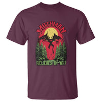Mothman T Shirt Believes In You Cryptid Cryptozoology - Wonder Print Shop