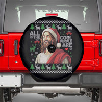 Funny Jesus Birthday Spare Tire Cover All the Cool People Are Born in December - Wonder Print Shop