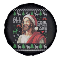 Funny Jesus Birthday Spare Tire Cover All the Cool People Are Born in December - Wonder Print Shop