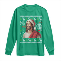 Funny Jesus Birthday Long Sleeve Shirt All the Cool People Are Born in December - Wonder Print Shop