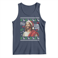 Funny Jesus Birthday Tank Top All the Cool People Are Born in December - Wonder Print Shop