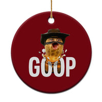 Goop Meme Explosion Ceramic Ornament Screaming Peanut Cowboy Brainrot Energy - Wonder Print Shop