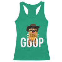 Goop Meme Explosion Racerback Tank Top Screaming Peanut Cowboy Brainrot Energy - Wonder Print Shop