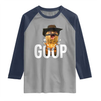 Goop Meme Explosion Raglan Shirt Screaming Peanut Cowboy Brainrot Energy - Wonder Print Shop