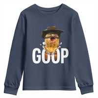 Goop Meme Explosion Youth Sweatshirt Screaming Peanut Cowboy Brainrot Energy - Wonder Print Shop