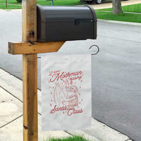 I Saw Mothman Kissing Santa Claus Garden Flag Funny Cryptid Christmas Gag Gift - Wonder Print Shop