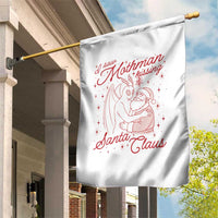 I Saw Mothman Kissing Santa Claus Garden Flag Funny Cryptid Christmas Gag Gift - Wonder Print Shop