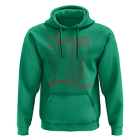 I Saw Mothman Kissing Santa Claus Hoodie Funny Cryptid Christmas Gag Gift - Wonder Print Shop