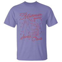 I Saw Mothman Kissing Santa Claus T Shirt Funny Cryptid Christmas Gag Gift - Wonder Print Shop