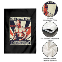 Good Better Best Shirtless Ben Garden Flag Retro Funny Football Coach Meme Gift for Fans - Wonder Print Shop