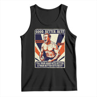 Good Better Best Shirtless Ben Tank Top Retro Funny Football Coach Meme Gift for Fans - Wonder Print Shop