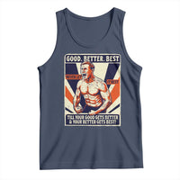 Good Better Best Shirtless Ben Tank Top Retro Funny Football Coach Meme Gift for Fans - Wonder Print Shop