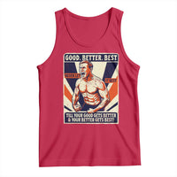 Good Better Best Shirtless Ben Tank Top Retro Funny Football Coach Meme Gift for Fans - Wonder Print Shop