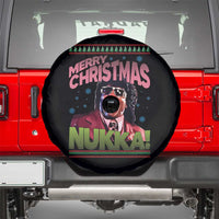 Funny Retro Merry Christmas Nukka Parody Spare Tire Cover Xmas Throwback Parody Urban Comedy - Wonder Print Shop