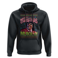 Funny Retro Merry Christmas Nukka Parody Hoodie Xmas Throwback Parody Urban Comedy - Wonder Print Shop